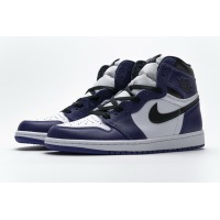 PKGoden Jordan 1 Retro High Court Purple White，555088-500  