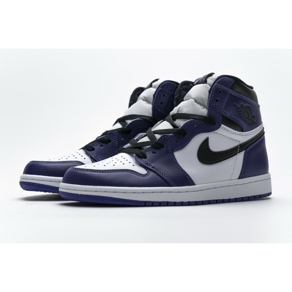 PKGoden Jordan 1 Retro High Court Purple White，555088-500  