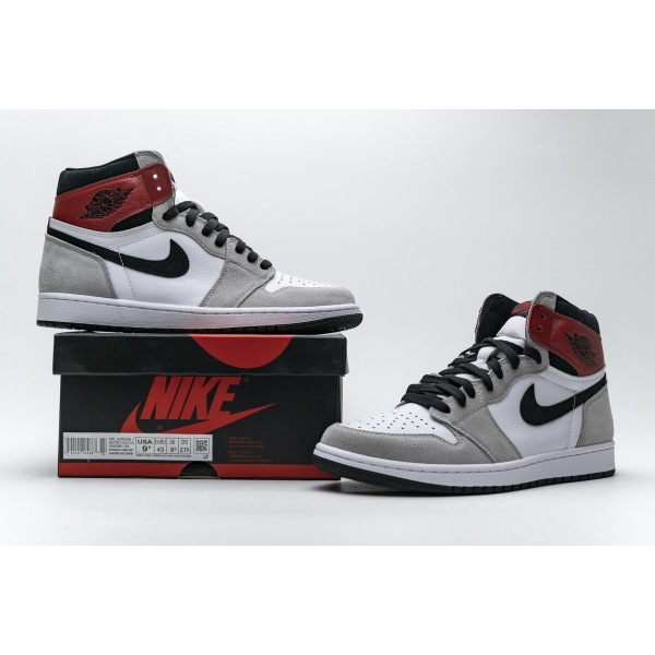 PKGoden Jordan 1 Retro High Light Smoke Grey，555088-126