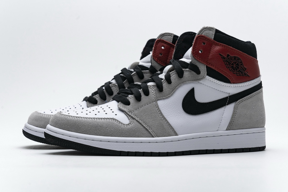 LJR Jordan 1 Retro High Light Smoke Grey，555088-126