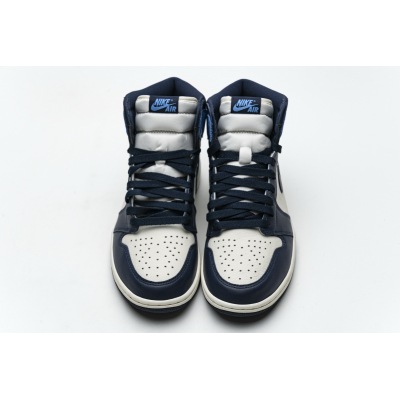 PKGoden Jordan 1 Retro High Obsidian UNC，555088-140