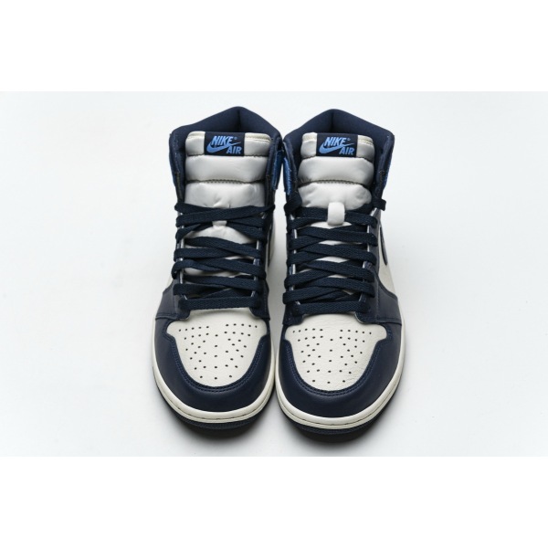 PKGoden Jordan 1 Retro High Obsidian UNC，555088-140