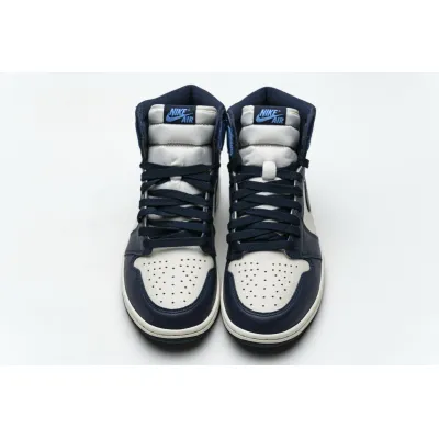 LJR Jordan 1 Retro High Obsidian UNC，555088-140 02