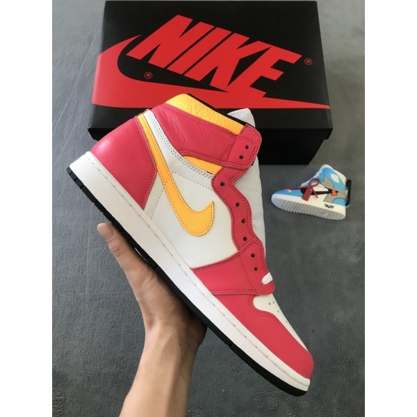 PKGoden Jordan 1 Retro High OG Light Fusion Red,555088-603