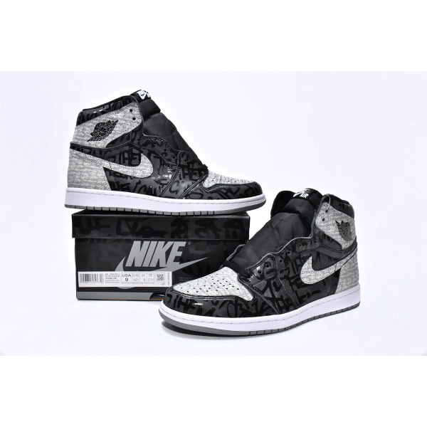 PKGoden Jordan 1 Retro High OG Rebellionaire,555088-036