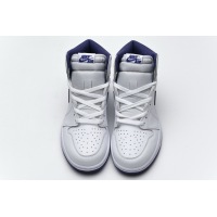 PKGoden Jordan 1 Retro High OG White Purple，555088-115