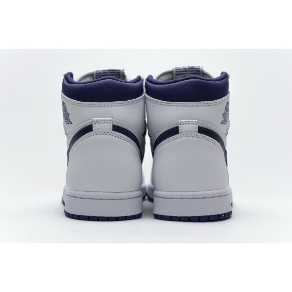 PKGoden Jordan 1 Retro High OG White Purple，555088-115