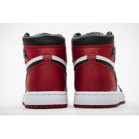 PKGoden Jordan 1 Retro High Satin Black Toe (W)， CD0461-016 