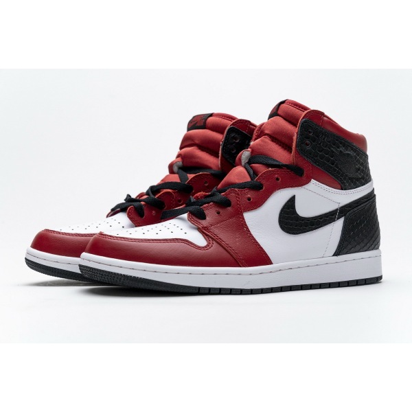 PKGoden Jordan 1 Retro High Satin Snake Chicago (W)，CD0461-601 