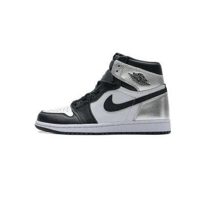 LJR Jordan 1 Retro High Silver Toe (W)， CD0461-001  01
