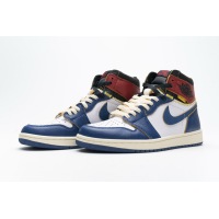 PKGoden Jordan 1 Retro High Union Los Angeles Blue Toe，BV1300-146 