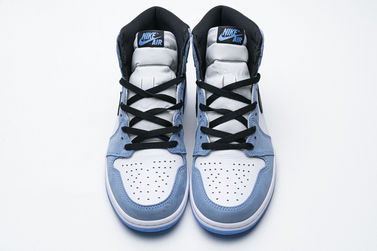 LJR Jordan 1 Retro High White University Blue Black（2021）， 555088-134 