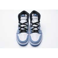 PKGoden Jordan 1 Retro High White University Blue Black（2021）， 555088-134 