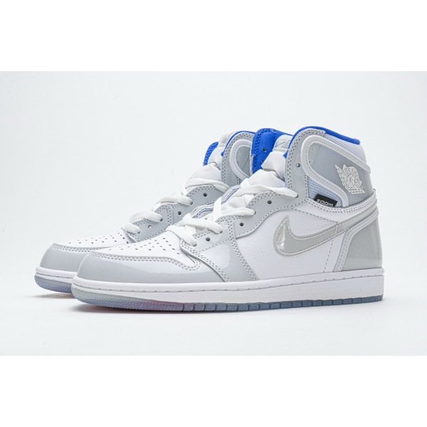 PKGoden Jordan 1 Retro High Zoom White Racer Blue，CK6637-104 