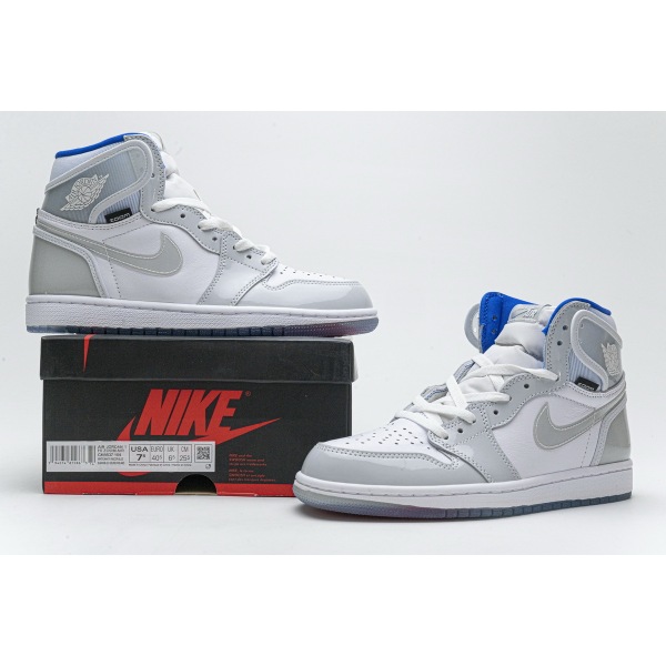 PKGoden Jordan 1 Retro High Zoom White Racer Blue，CK6637-104 