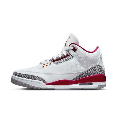 PKGoden Jordan 3 Retro Cardinal Red，CT8532-126