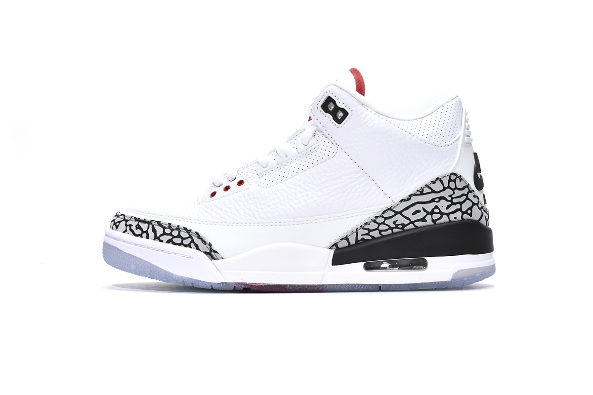 LJR Jordan 3 Retro Free Throw Line White Cement, 923096-101