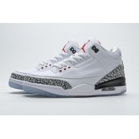 PKGoden Jordan 3 Retro Free Throw Line White Cement, 923096-101