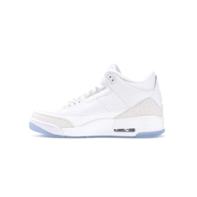 PKGoden Jordan 3 Retro Pure White (2018), 136064-111