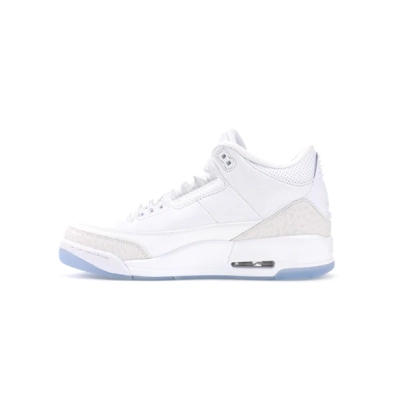LJR Jordan 3 Retro Pure White (2018), 136064-111 01
