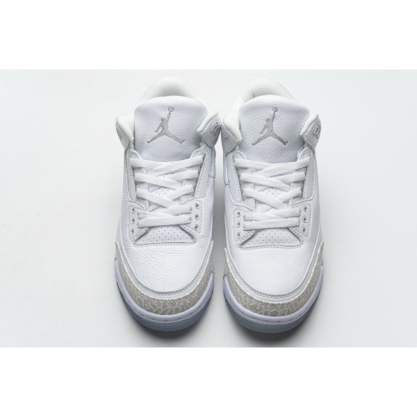 PKGoden Jordan 3 Retro Pure White (2018), 136064-111