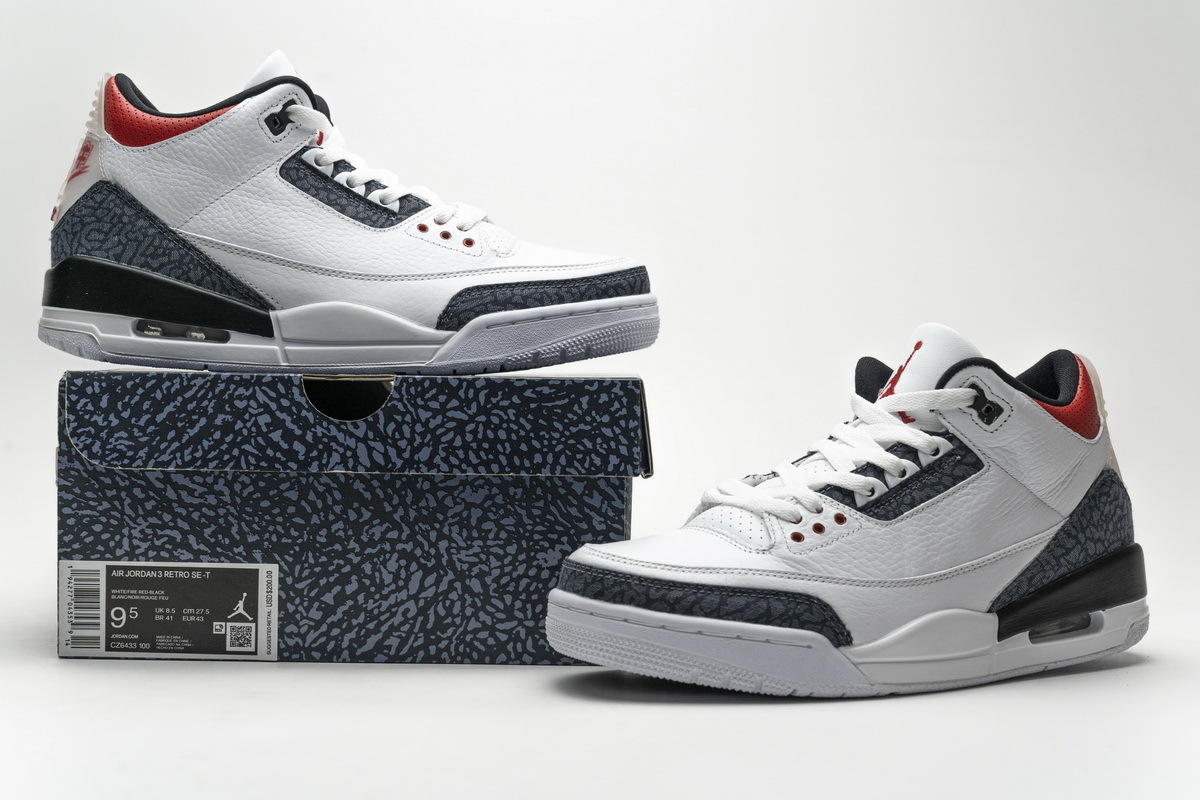 LJR Jordan 3 Retro SE-T CO JP Fire Red Denim, CZ6433-100