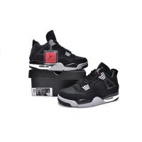 Limited time 40$ off  -  Jordan 4 Retro Black Canvas,DH7138-006