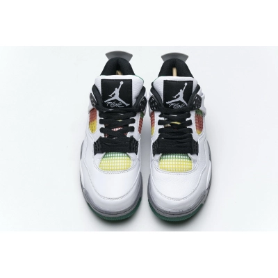 LJR Jordan 4 Retro Lucid Green Rasta (W), AQ9129-100  02