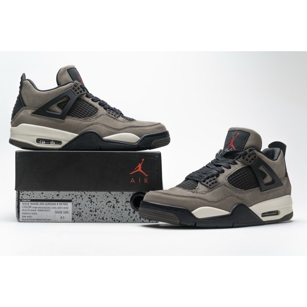 PKGoden Jordan 4 Retro Travis Scott Brown, AJ4-88233