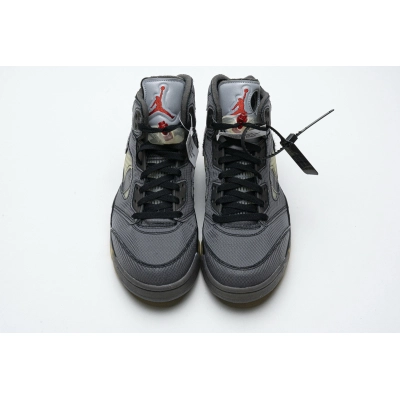 LJR Jordan 5 Retro Off-White Black, CT8480-001 02