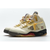 PKGoden Jordan 5 Retro OFF-WHITE Sail, DH8565-100