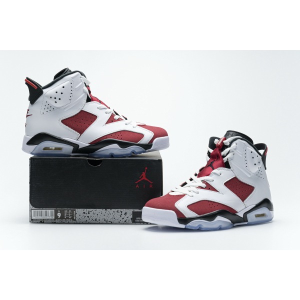 PKGoden Jordan 6 Retro Carmine (2021), CT8529-106