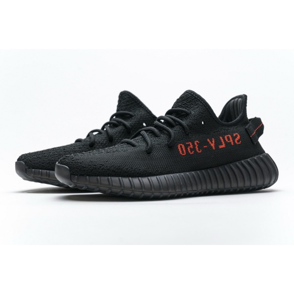 DISCOUNT 30$PKGoden Yeezy Boost 350 V2 Black Red，CP9652 