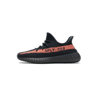 PKGoden Yeezy Boost 350 V2 Black Red, CP9612