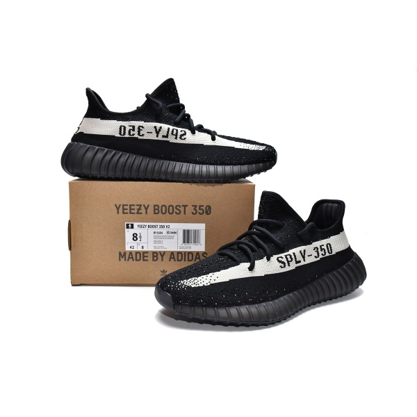 DISCOUNT 30$ | PKGoden Yeezy Boost 350 V2 Core Black White，BY1604