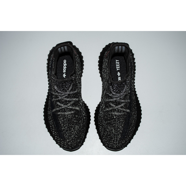 PKGoden Yeezy Boost 350 V2 Static Black (Reflective), FU9007