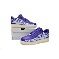 PKGoden Air Force 1 Low 07 QS Purple Skeleton Halloween (2021),CU8067-500