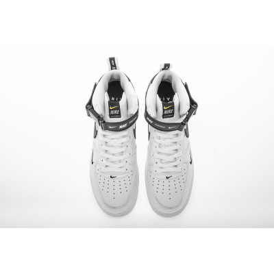 OG Air Force 1 Mid Utility White Black, 804609-103