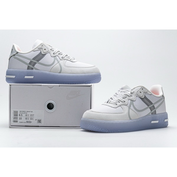 OG Air Force 1 React White Light Bone, CQ8879-100