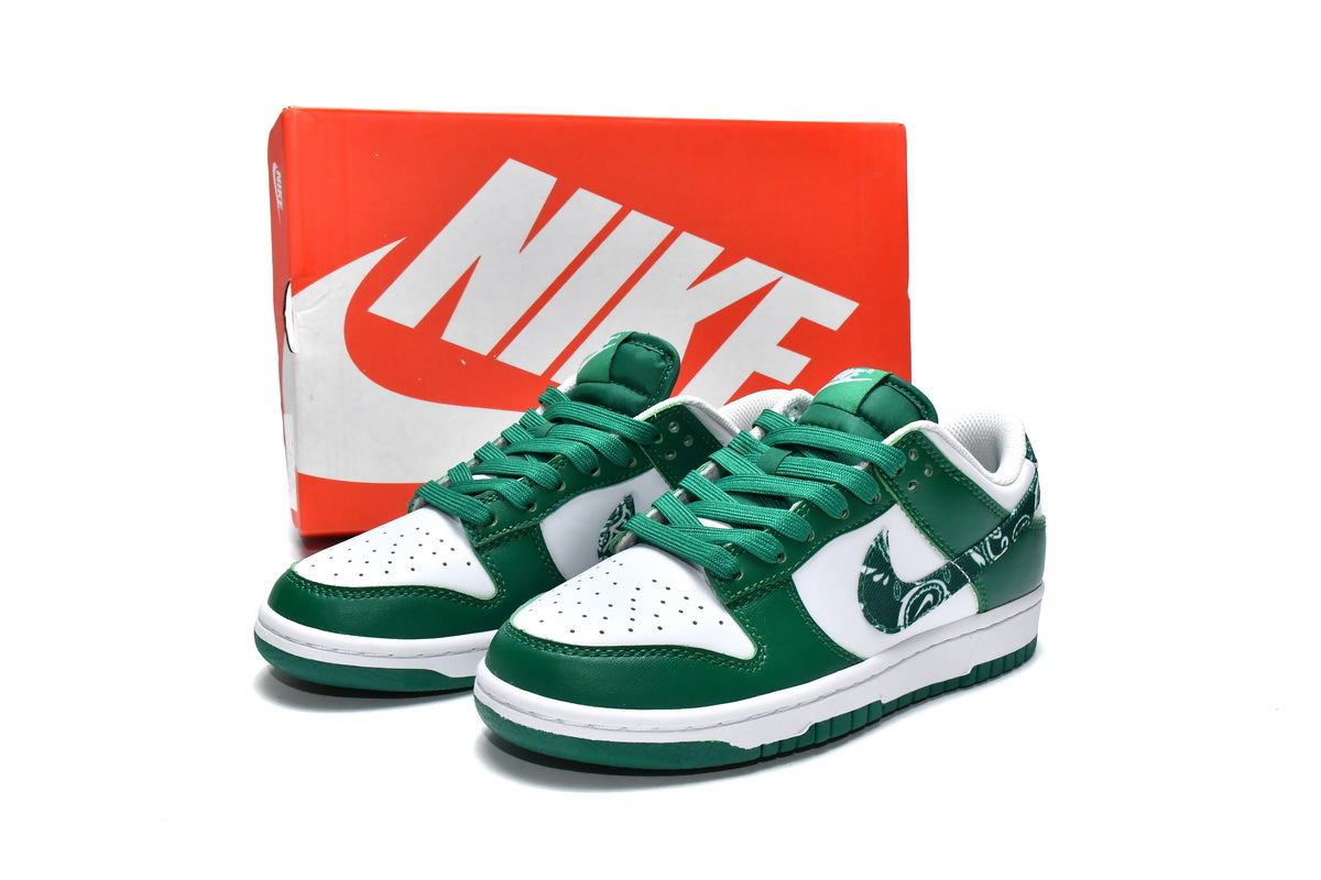 OG Dunk Low Essential Paisley Pack Green (W)，DH4401-102