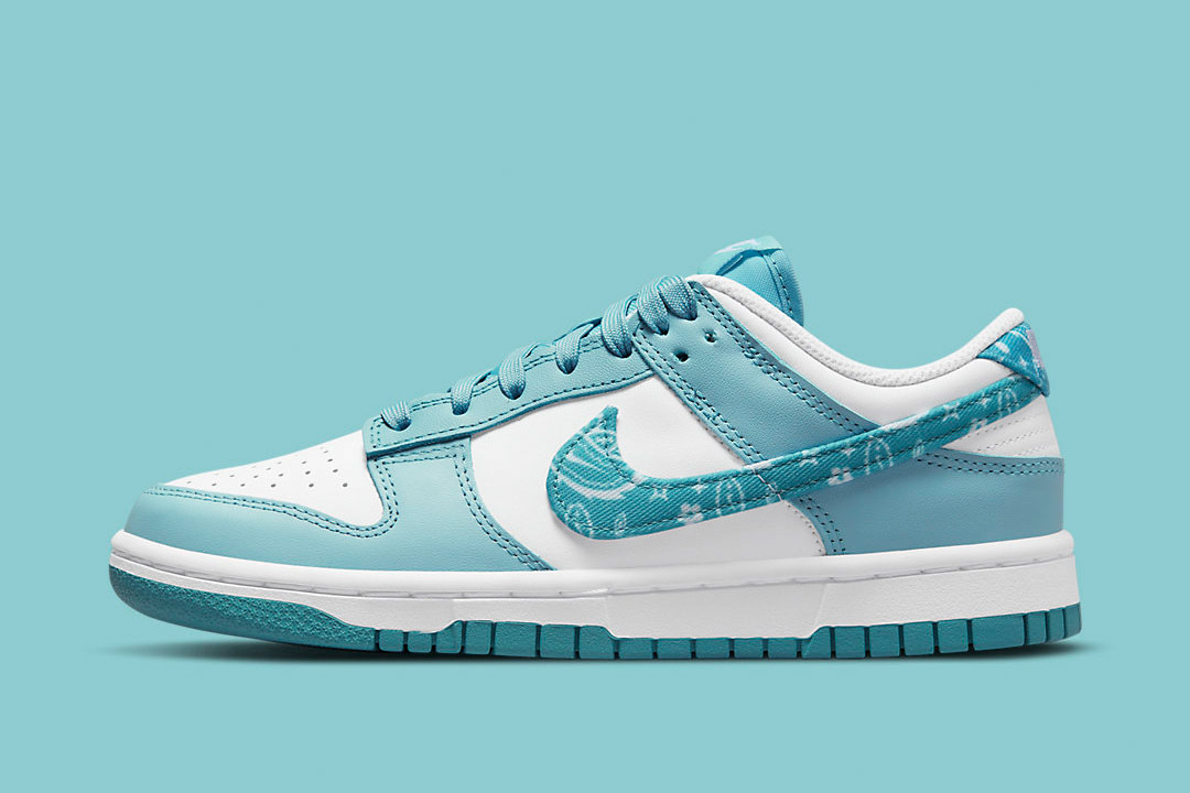 OG Dunk Low Essential Paisley Pack Worn Blue (W)， DH4401-101