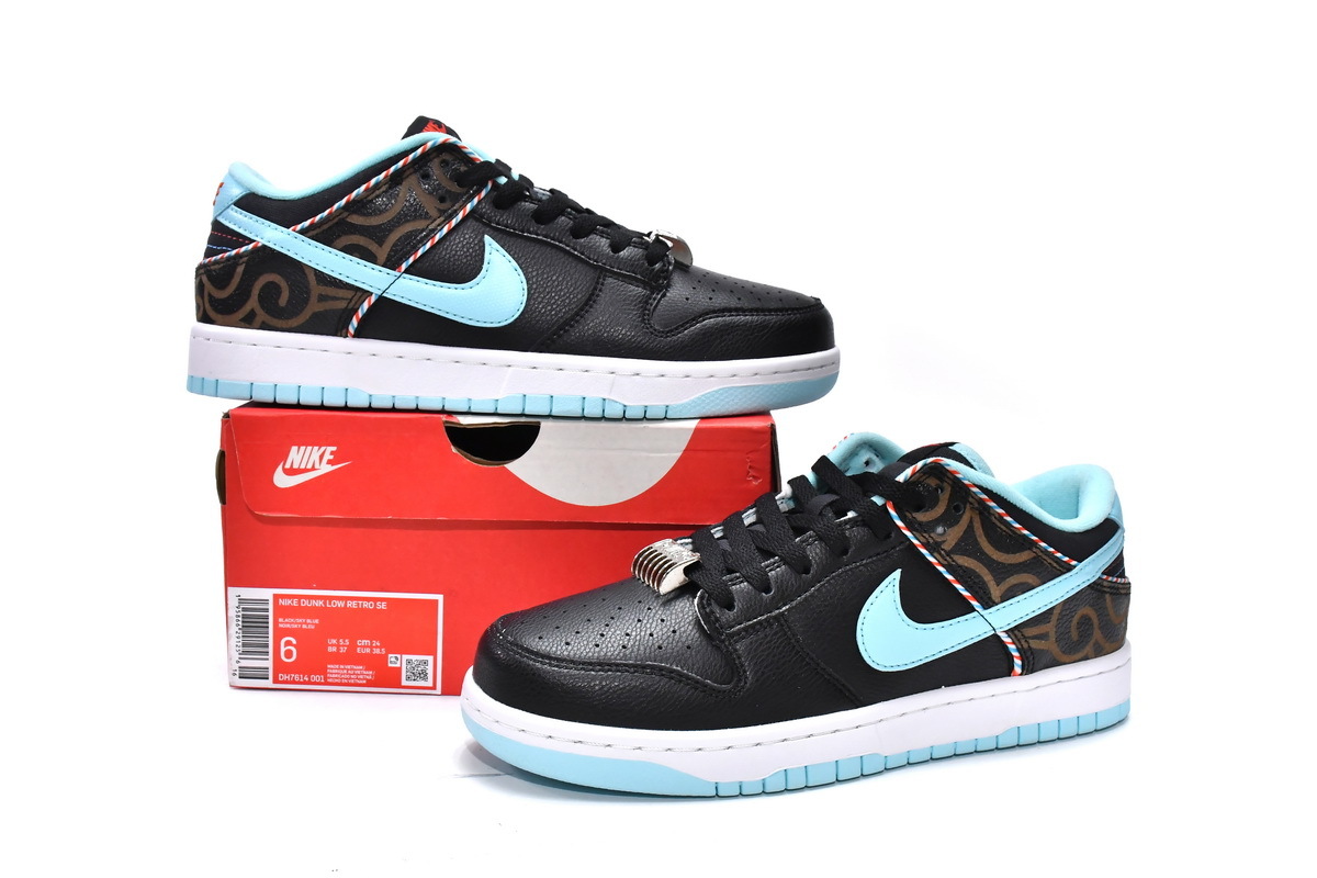 OG Dunk Low SE Barber Shop Black,DH7614-001