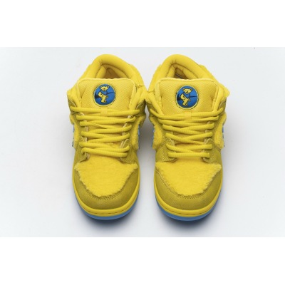 OG Dunk SB Low Grateful Dead Bears Yellow, CJ5378-700