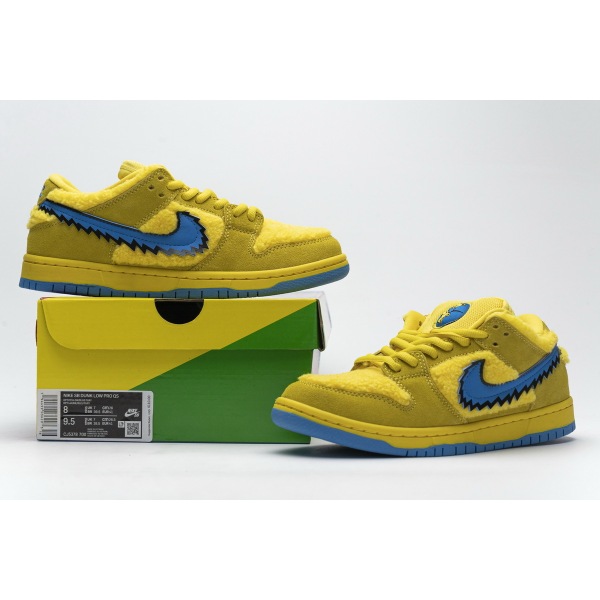 OG Dunk SB Low Grateful Dead Bears Yellow, CJ5378-700