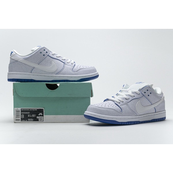 OG Dunk SB Low Premium White Game Royal, CJ6884-100