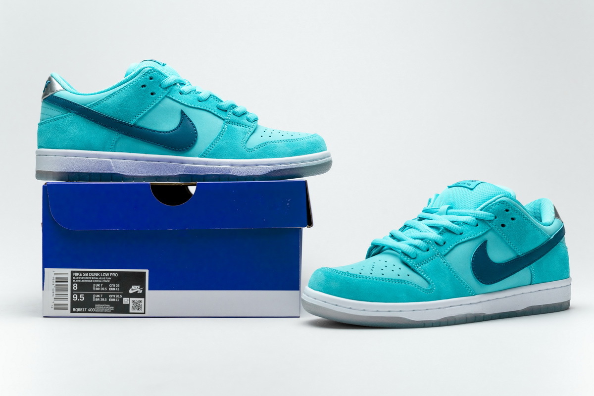 OG Dunk SB Low Pro Blue Fury, BQ6817-400