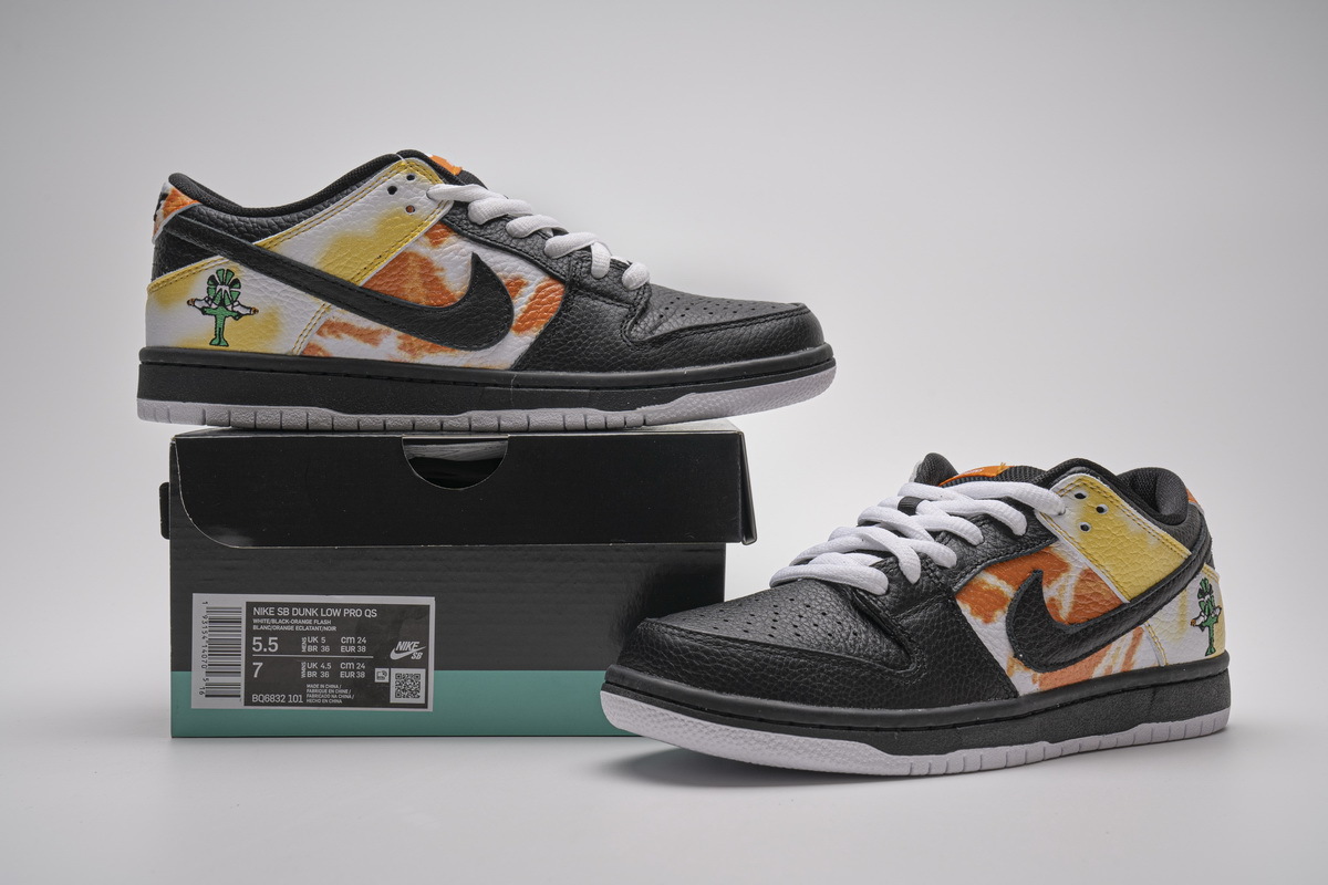 OG Dunk SB Low Raygun Tie-Dye Black, BQ6832-001