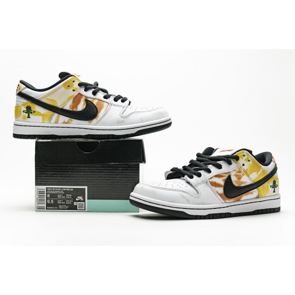 OG Dunk SB Low Raygun Tie-Dye White, BQ6832-101