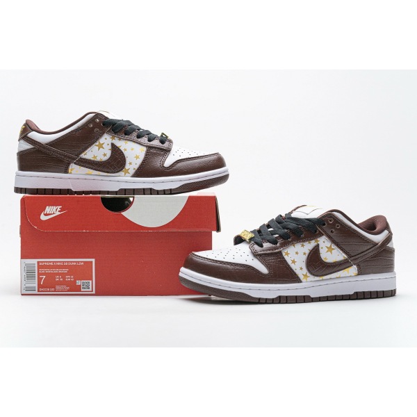 OG Dunk SB Low Stars Barkroot Brown (2021), DH3228-103