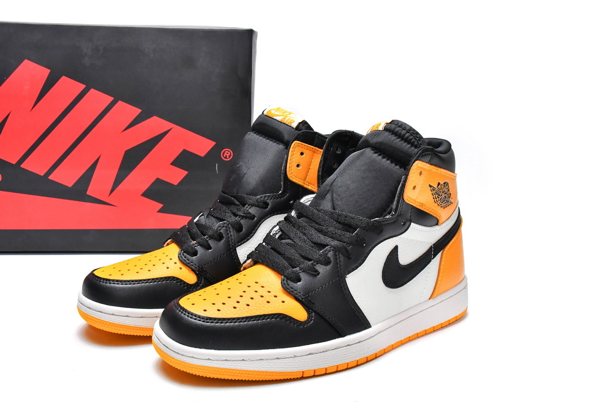 OG Jordan 1 High OG Yellow Toe，555088-711